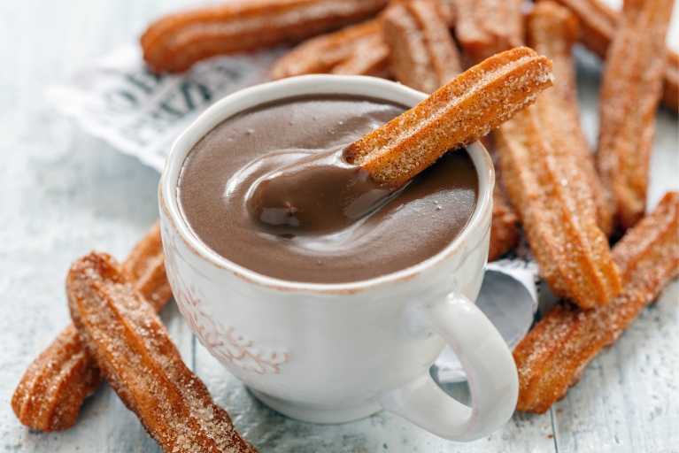 churros-with-hot-chocolate