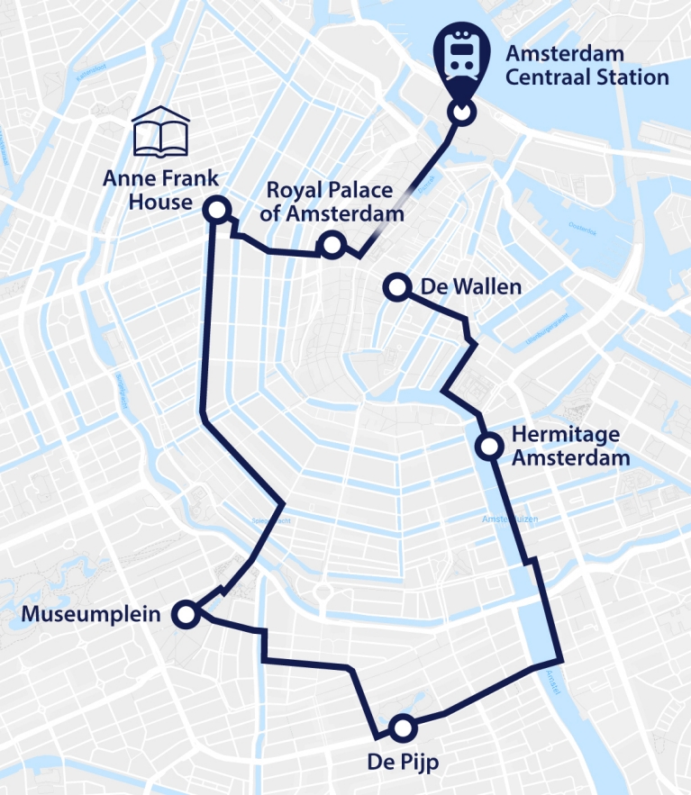 Amsterdam route