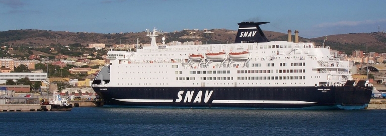 SNAV ferry masthead
