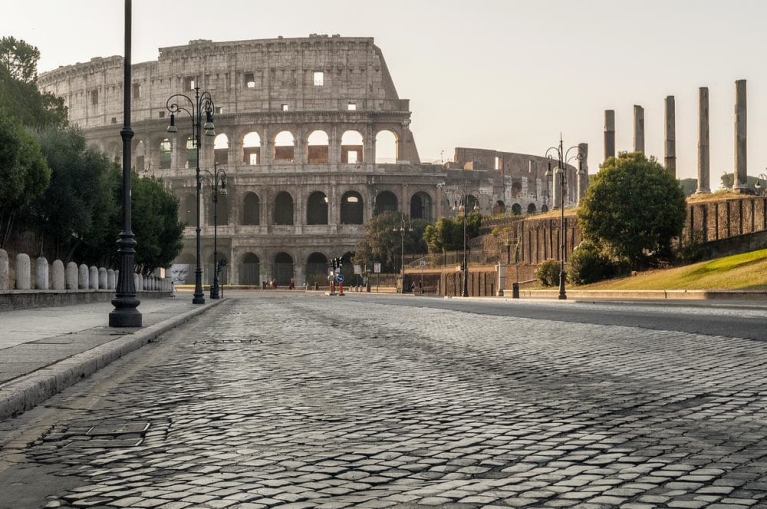 Admire the magnificent Colosseum