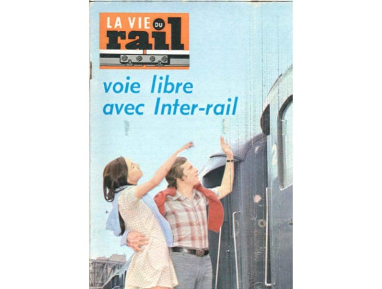 Vintage French Interrail documents