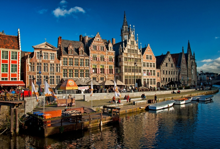 Oude binnenstad van Gent