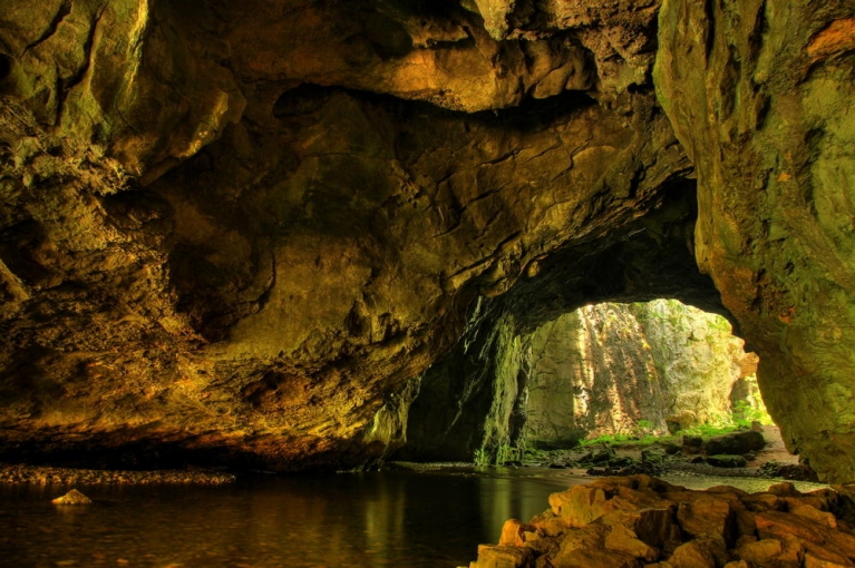 site naturel du parc des grottes de skocjan slovénie