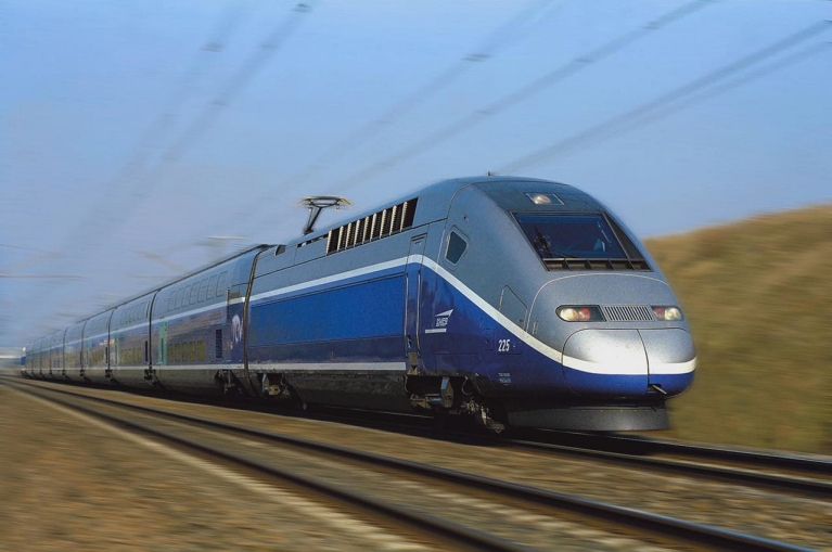 TGV high-speed train, France