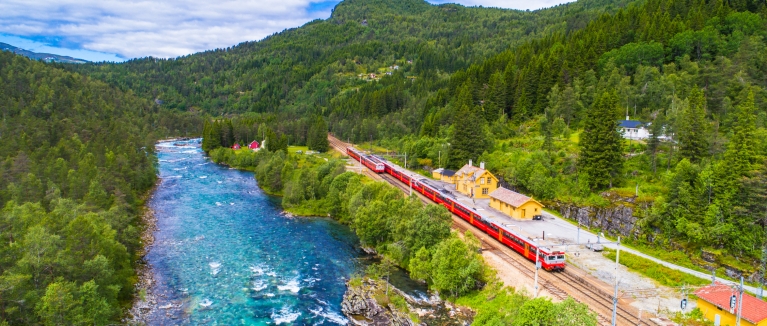 Bergen Railway in Norway
