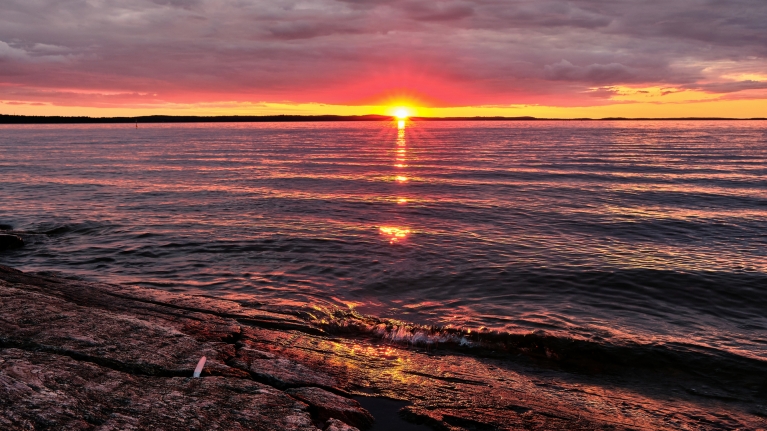 tampere-finland-lake-sunset