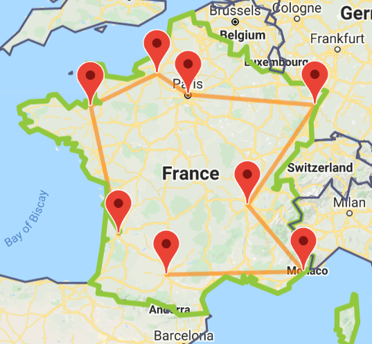 France foodie map