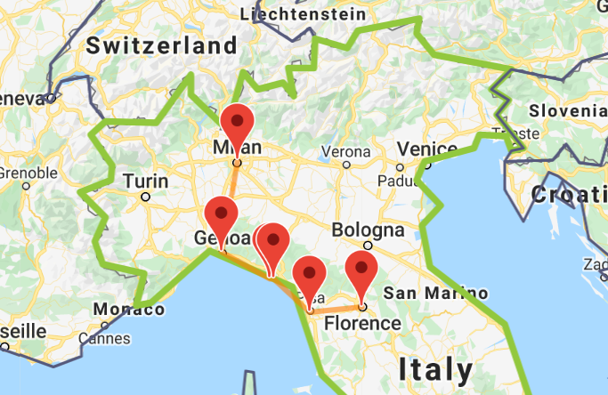 Tuscany map 2
