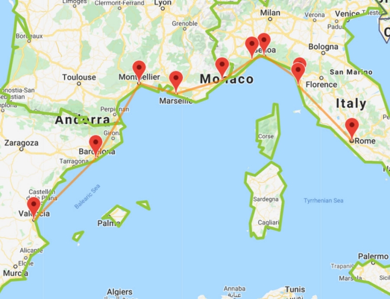 mediterranean-itinerary-trip-planner-map
