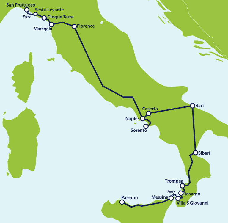 Italy_beach_itinerary_map